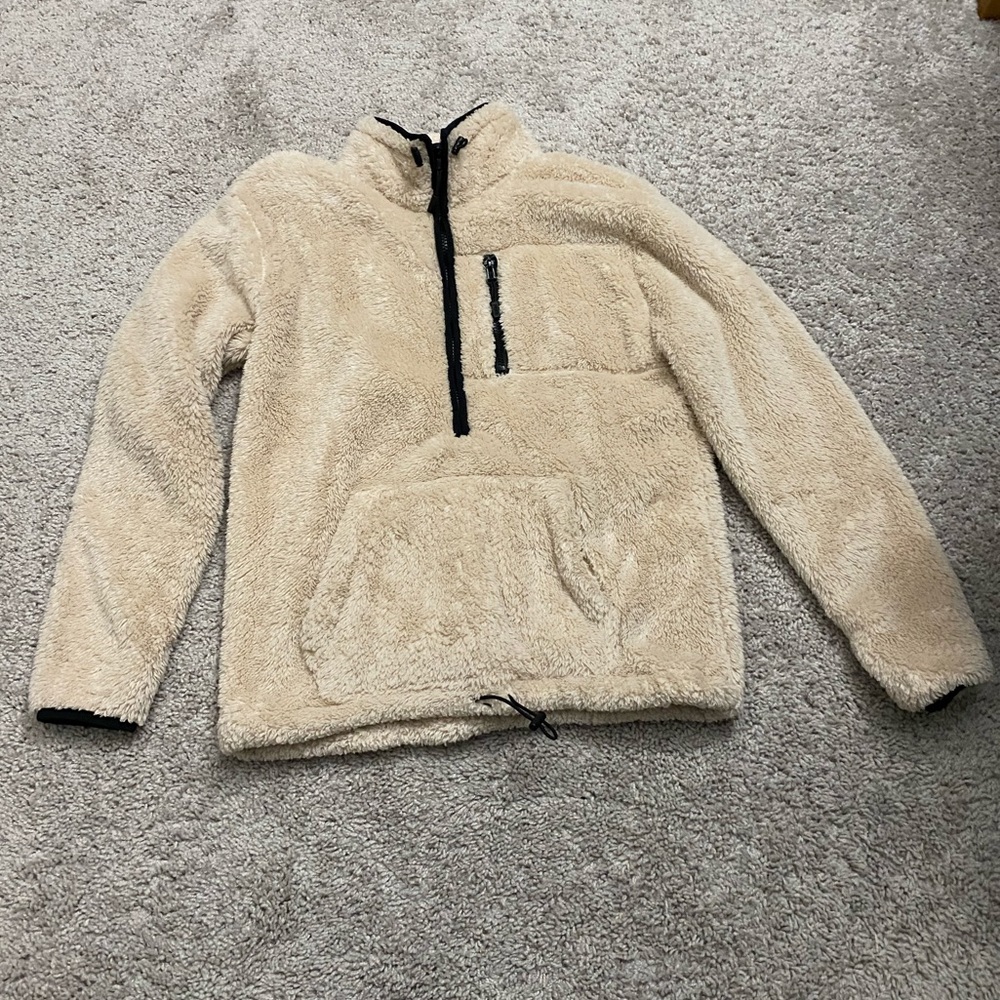 Furry zip up fleece